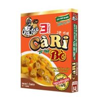 Cà Ri Bò Không Cay Ăn Liền, Instant Mild Beef Curry (200g) - ONG CHA VA