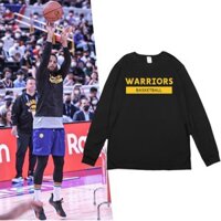Cà ri Bóng Rổ Dài Tay Golden State Warriors Xuất Hiện Khởi Động Huấn Luyện Bắn Rời Nhanh Khô Thoáng Khí Mỹ