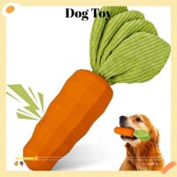 Cà Rốt Cao Su Đồ Chơi Chống Cắn Làm Sạch Răng Cho Thú Cưng
