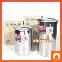 Ca Rót Nước Inox 304 ZEBRA Có Nắp 1.5L và 1.9L Cao Cấp  - 115014_115012. Nhập Khẩu Thái Lan