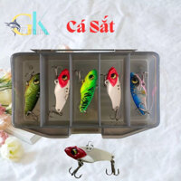 Cá Sắt, mồi giả câu LURE CÁ LÓC, NHEO, CHẼM, CHIM (hộp 5con)