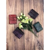 CÁ SẤU HƯƠNG YẾN | VÍ NỮ MINI DA CÁ SẤU 100%