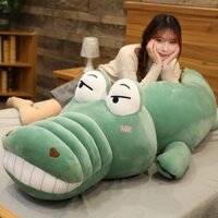 Cá Sấu Ngáo ✨Freeship✨ gối ôm cá xấu mặt ngáo khổng lồ size 1m6