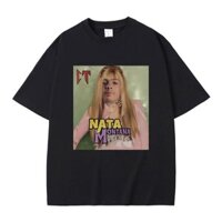 Ca Sĩ Natanael Cano Cuerno Azu Lado Nata Montana Ct Mugshot Áo Thun Nam Hip Hop Quá Khổ Áo Thun Nam Xu Hướng T