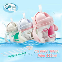 Ca Tập Uống Nước Tritan Cao Cấp GB-BaBy 260ml Hình Mèo