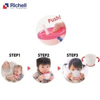 Ca tập uống Richell màu vàng-T10