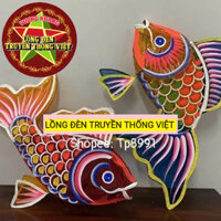 [Cá Thần Tiên 1MÉT] Lồng Đèn Truyền Thống Giấy Bóng Kính Cá Thần Tiên Dài 1M Trang Trí Trung Thu 2024 Cỡ Lớn