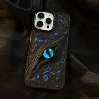 Cá Tính Biển Sâu Mắt Xanh Thích Hợp Cho Ốp Điện Thoại IPhone 15 Pro, Ốp Lưng IPhone 14 Promax Chống Rơi 13 Pro Ngộ nghĩnh IPhone
