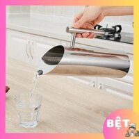 Ca trà đá inox hình ống trúc, inox cao cấp - Bình Inox Rót trà hình trụ miệng xéo 1L GIA DỤNG BỆT