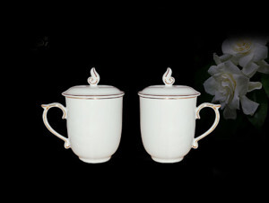 Ca trà + nắp mẫu Đơn IFP chỉ vàng 153048014 Minh Long