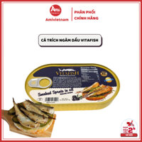 Cá Trích Hun Khói Ngâm Dầu Đóng Hộp Hiệu Vitafish 190g