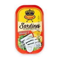 Cá trích ngâm dầu Sea Crown lon 125g