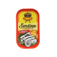 Cá Trích Ngâm Dầu Thực Vật Sea Crown – Sardines In Vegetable Oil 125g