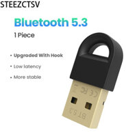 Cá tuyết Usb Bluetooth 5.3 Dongle Adapter Cho Loa Pc Chuột Không Dây Bàn Phím Thu Âm Nhạc