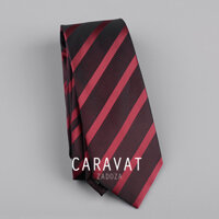 Cà vạt cho nam họa tiết kẻ sọc, chấm bi bản 6cm, caravat phụ kiện mặc vest, suit - LAZY-A1
