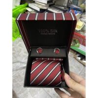 Cà vạt nam 8cm kèm hộp hoa văn đẹp mẫu mới tháng 102020 GiangPKC - 1005