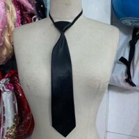 Cà vạt nam nữ bản nhỏ 6cm x36 cm - cà vạt thắt sẵn dây thun Việt nam sản xuất - Đỏ
