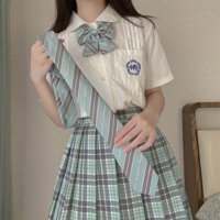 Cà vạt nơ Kojima [Rời khỏi bề mặt mặt trăng] Cà vạt JK chính hãng cho phụ nữ mùa hè, buộc tay, màu xanh lá cây, đồ dùng học tập đa năng và tinh tế