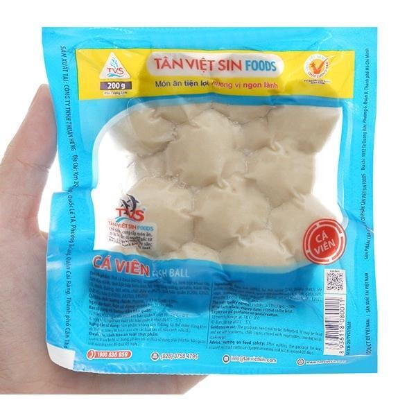 Cá viên Tân Việt Sin - gói 200g