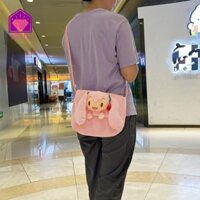 Cabeza Hatsune Miku Ba Lô, PP Cotton Hoạt Hình Hatsune Miku Túi Đeo Ngang, Túi Bảo Quản PVC Dễ Thương Mềm Anime Ngoại Vi Túi Ita Quà Tặng