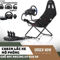 Cabin buồng ghế mô phỏng lái xe ,ghế chơi game đua xe TechLife APC Racing GY018 V2 ( GY-018 V2)