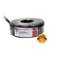 Cable camera Watashi 305m RG6+2C (WCP085) màu đen