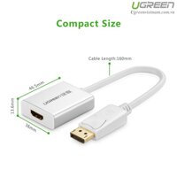 Cable chuyển Displayport to HDMI  Ugreen 20411 hãng