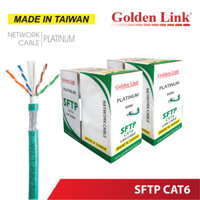 Cable Golden Link SFTP Cat 6E Platium (xanh lá) 100m Chống Nhiễu - Taiwan