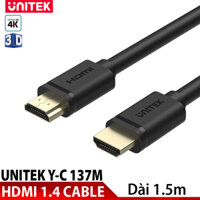 Cable HDMI 1.4 Unitek 1.5m YC 137M 4k