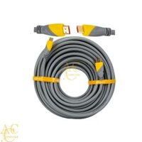 Cable HDMI 5M hiệu Arigatoo 19+1 (dây tròn màu xám)