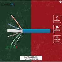 Cable Lan Commscope CS31 UTP CAT6E 305m Xanh 1427254-6 hàng Chính hãng