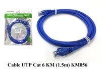 Cable Lan UTP Cat6 Kingmaster 1,5m (Bấm Sẵn 2 Đầu Netword)