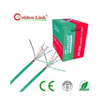 CABLE MẠNG GOLDEN LINK SFTP Cat 6E(Xanh lá)