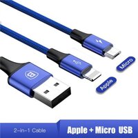 Cable sạc nhanh 2 đầu Baseus LV041 (Micro/ Lightning)