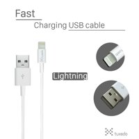 Cable sạc nhanh Tuxedo Lightning dài 1M - Hàng Nhập Khẩu