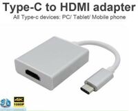 Cable TypeC ---->  HDMI