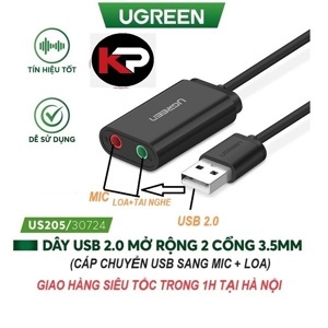 Cable USB 2.0 Ugreen 30724