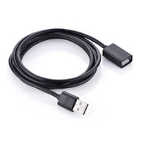 Cable USB Nối Dài 3m UGREEN 10317 USB 2.0 A(Black)