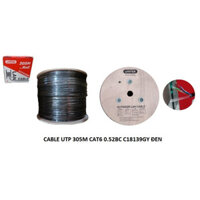 Cable UTP 305m Cat6E 0.52BC C18139GY Unitek Màu Đen (ngoài trời)