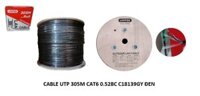 Cable UTP 305m Cat6E 0.52BC C18139GY Unitek Màu Đen (ngoài trời)
