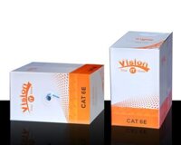 Cable UTP Cat 6e Vision xanh dương lõi chữ thập