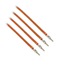 CableMod ModFlex™ Sleeved Wires Orange 4x20cm