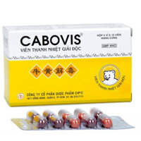 CABOVIS Viên thanh nhiệt giải độc, giúp giảm các chứng do nóng nhiệt