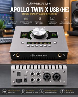 Cạc âm thanh UA Apollo Twin USB HE