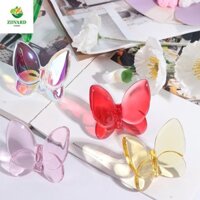 Các Bức Tượng Bướm AEROT, Đồ Trang Trí Bướm Thủy Tinh Phản Quang Nhiều Màu, Thanh Lịch Siêu Winkling Bền Trang Trí Nhà Bướm Bay Sưu Tập Trang Trí Tiệc