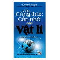 Các Công Thức Cần Nhớ Môn Vật Lí