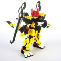 Các khối xây dựng cơ khí nguyên bản Jihuwan thế hệ đầu tiên của quỷ anh hùng Truyền Thuyết Shenlong chiến binh Tiger King mô hình lắp ráp thủ công RLBJ