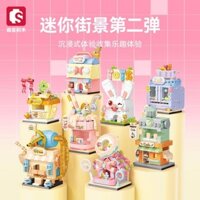 Các khối xây dựng Senbao tương thích với LEGO mini str