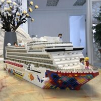 ✺☜Các khối xây dựng tàu Titanic lắp ráp các hạt thu nhỏ ngôi sao hành trình mơ ước đồ chơi đồ chơi hình