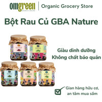 Các Loại Bột Rau Củ (rau má, diếp cá, cần tây, củ dền đỏ, lá dâu tằm) GBA Nature 65G - OmGreen Organics